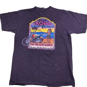 Vintage Harley Davidson 90s Hawaiian primal force T-shirt adult large USA made